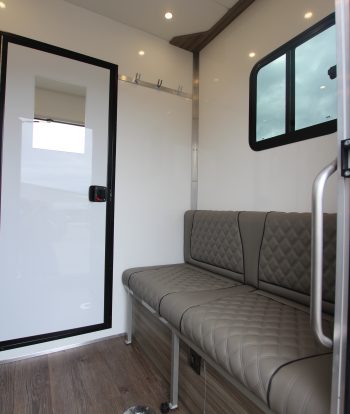 4.5 tonne horsebox living area seating