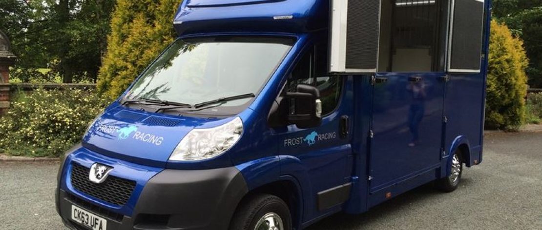 horsebox repainted blue